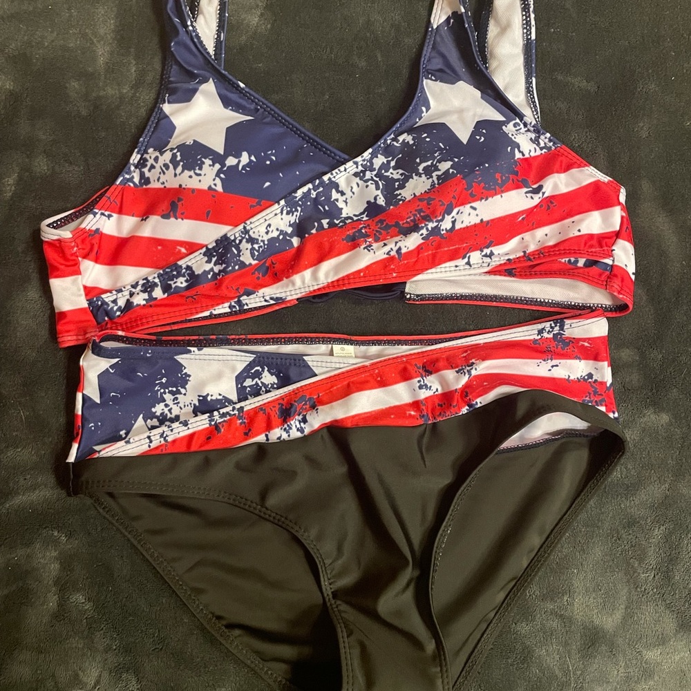 Patriotic two piece bikini